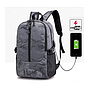 Sac à Dos Pour PC Portable Avec Port de Chargement USB en Style Camouflage