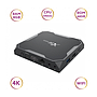 TV Box X96 Max 4K  avec Processeur  Amlogic S905X2 4 GB 64 GB Réseau WiFi avec Télécommande Infrarouge. - (liq)